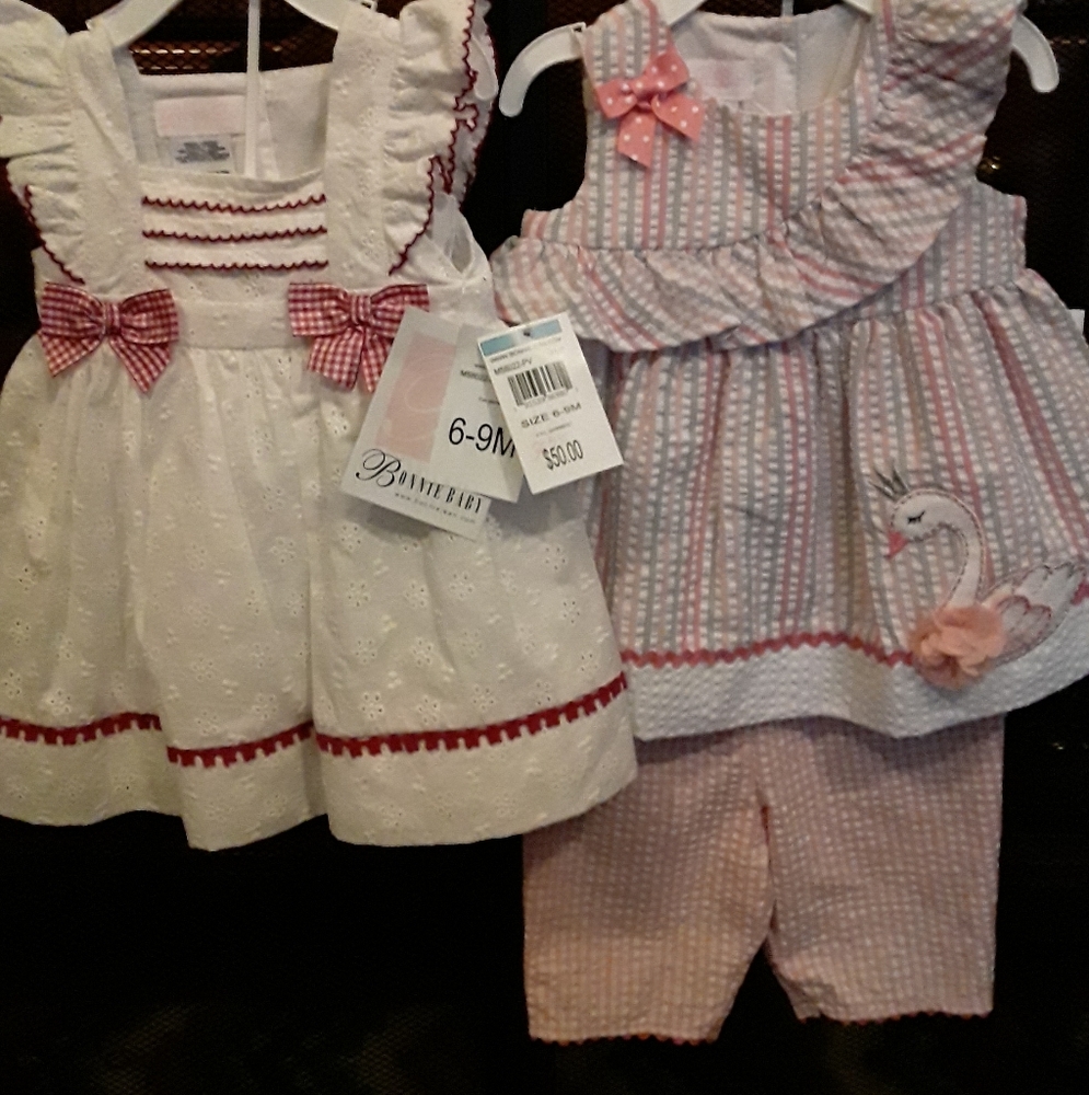 Boutique Spring time outfits babygirl